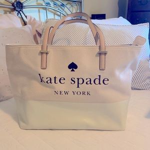Kate Spade summer canvas bag